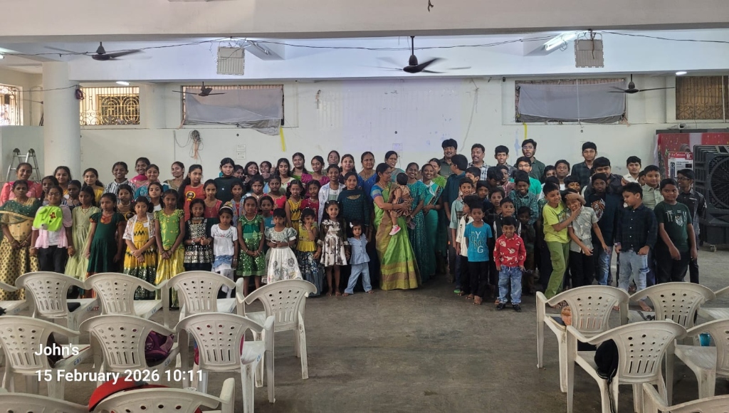 Sunday School Gathering in Hall