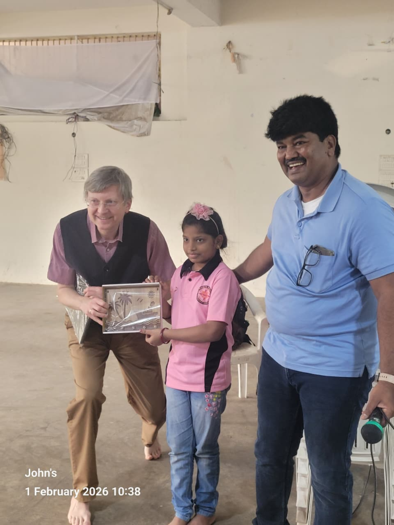 Children Receiving Prize